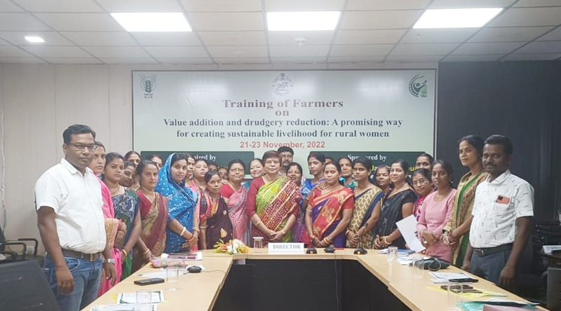 Three days capacity building programme on “Value addition and drudgery reduction: A promising way for creating sustainable livelihood for rural women”